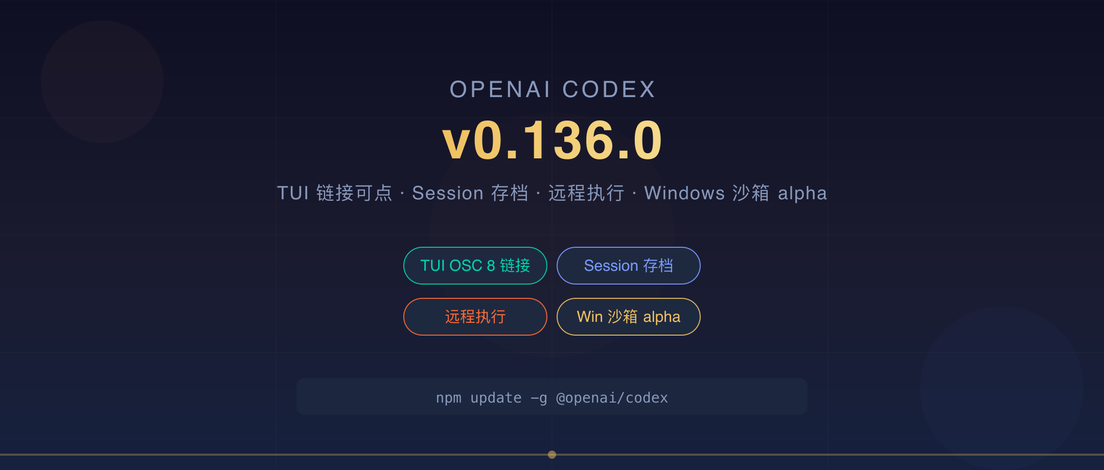 Codex v0.136.0 封面