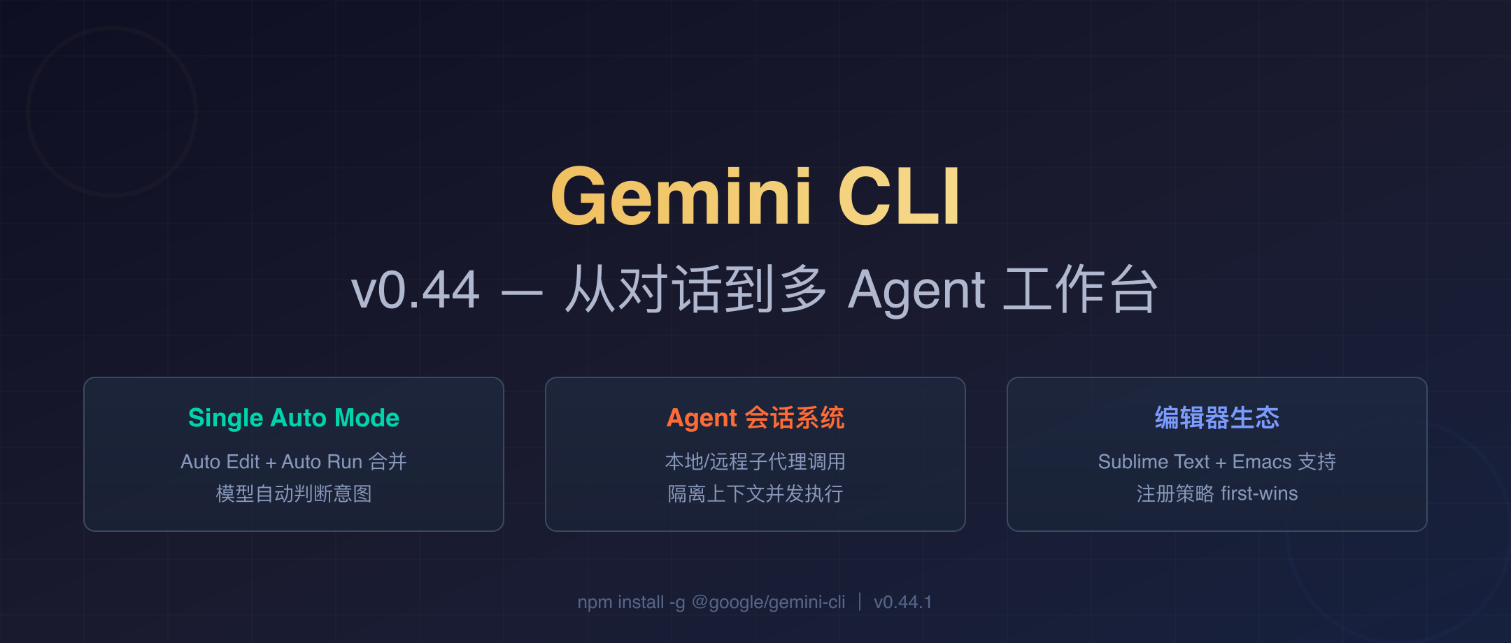 Gemini CLI v0.44