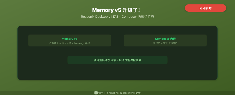 Reasonix Desktop v1.17.8 封面